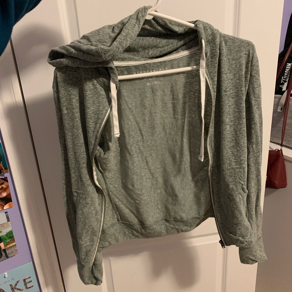 Thin Aeropostale zip up hoodie